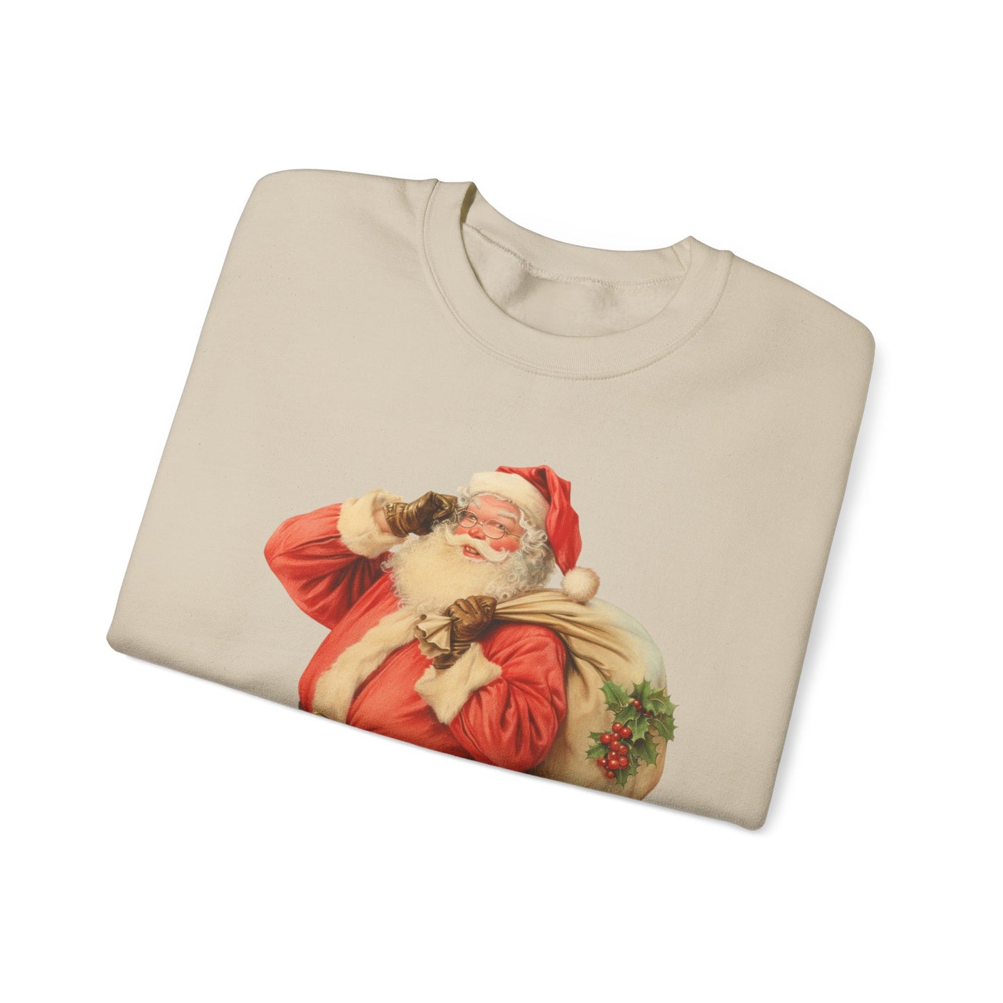 Vintage Santa, hes on his way.