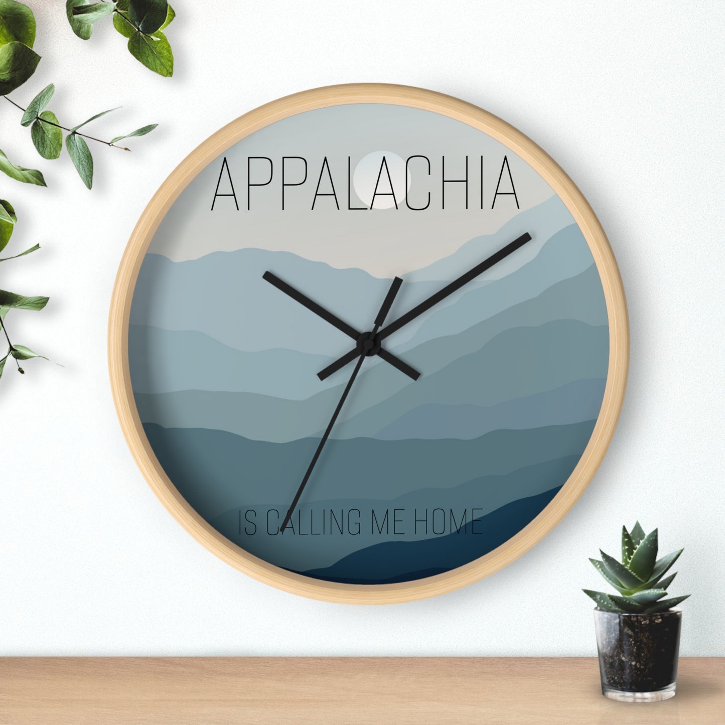 Wall Clock APPALACHIA INSPIRED