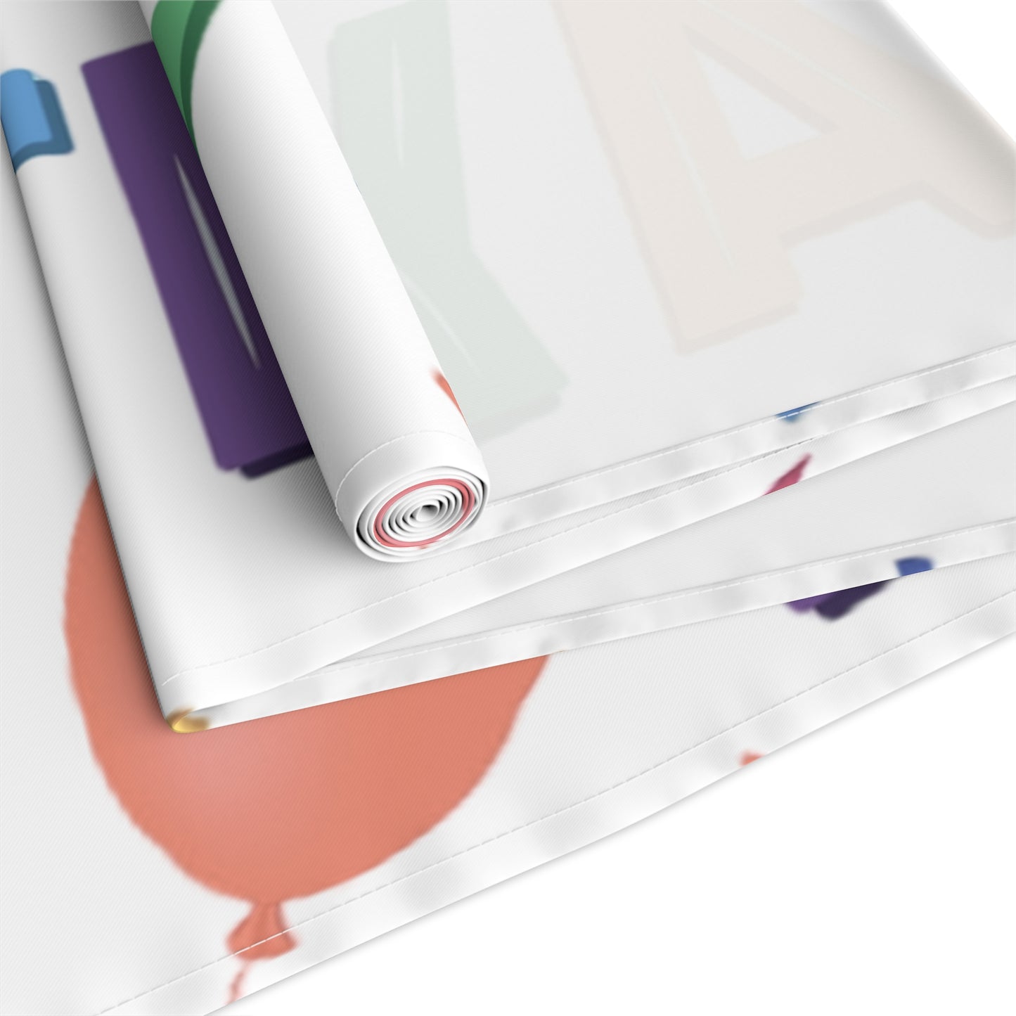 Table Runner Birthday Theme (Cotton, Poly)