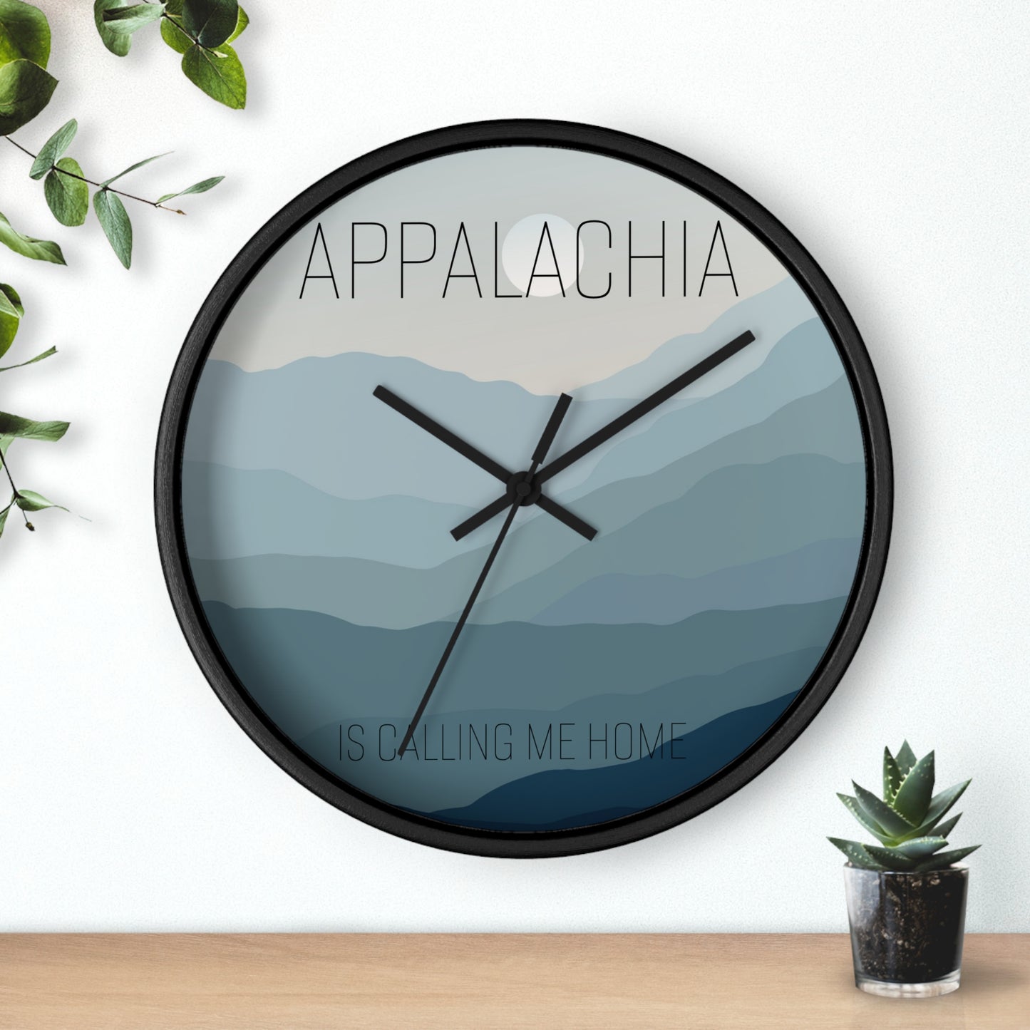 Wall Clock APPALACHIA INSPIRED
