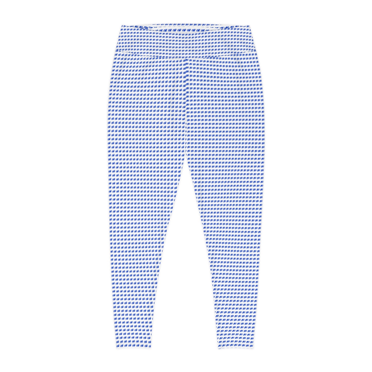 Plus Size Leggings, We thicker girls, like to be comfortable too. Blue and white with footballs