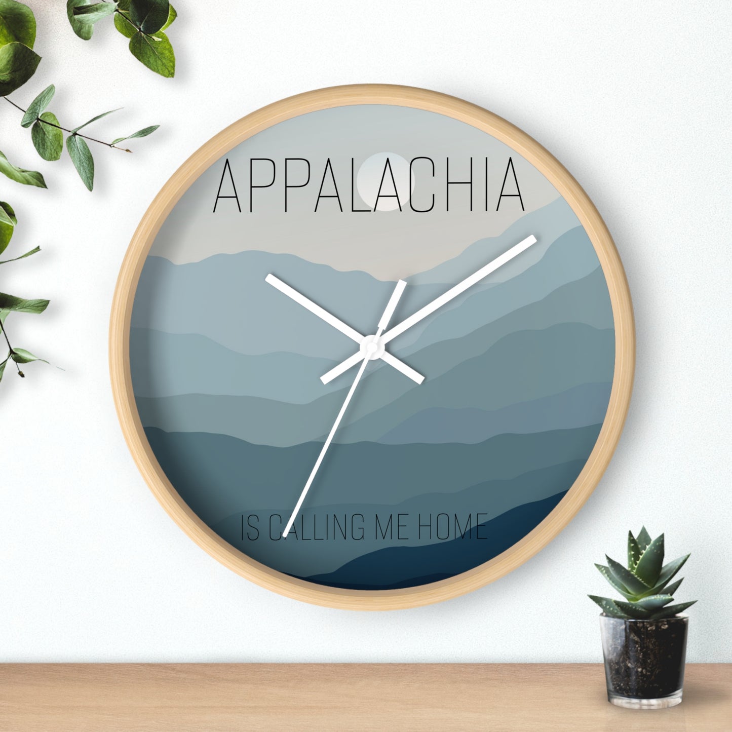 Wall Clock APPALACHIA INSPIRED