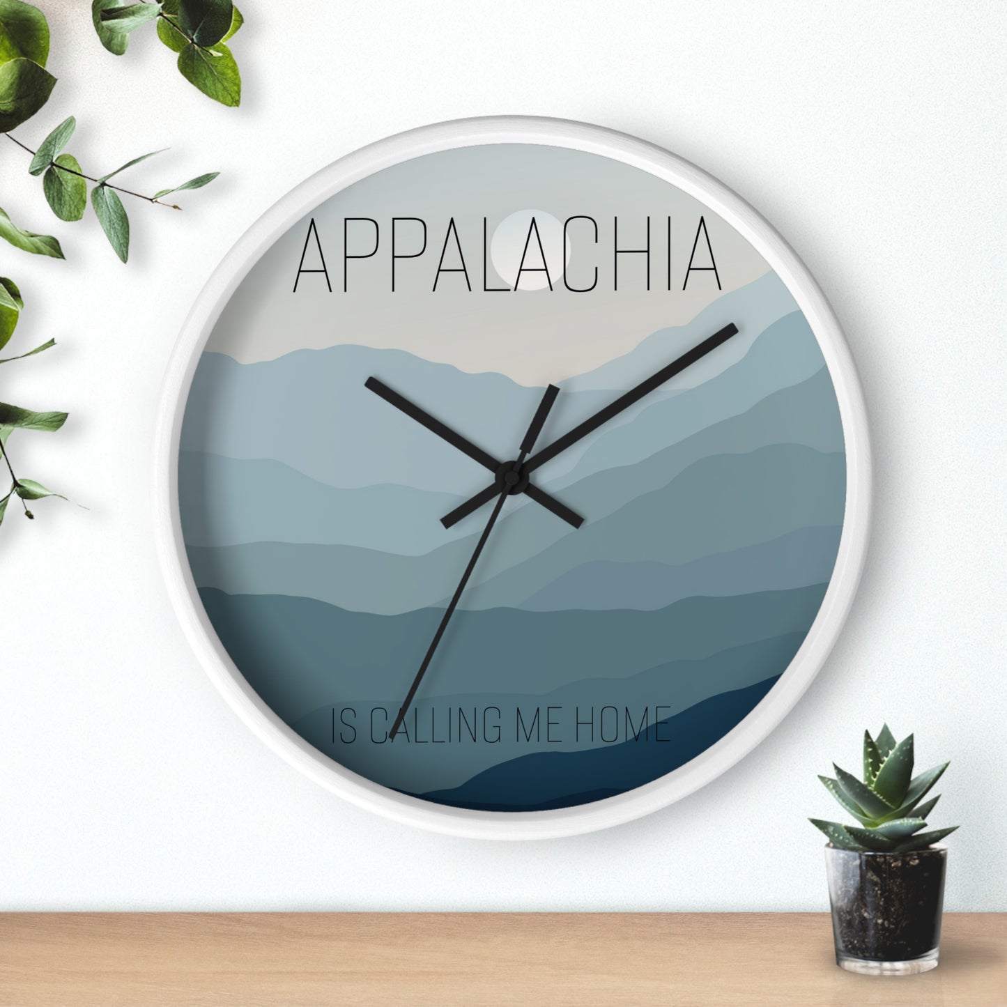 Wall Clock APPALACHIA INSPIRED