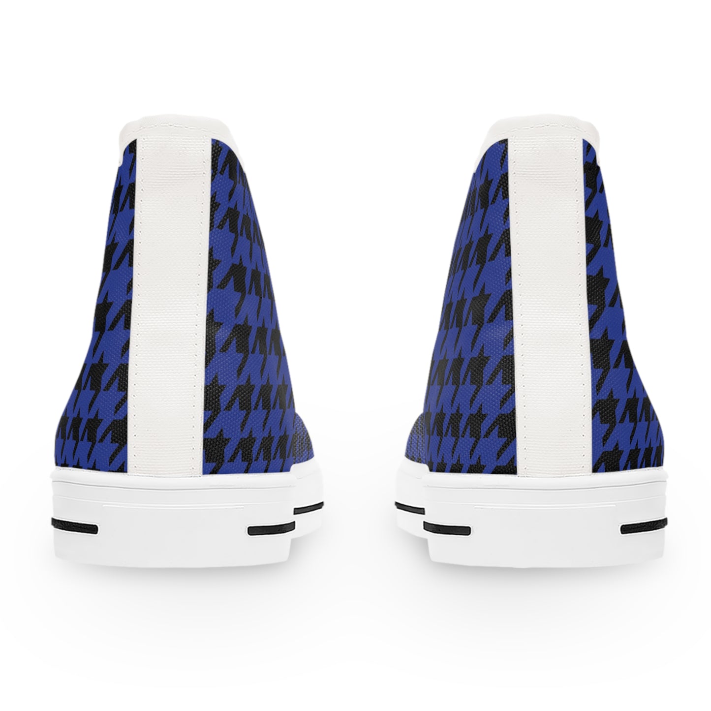 Royal and Black high top tennis shoes
