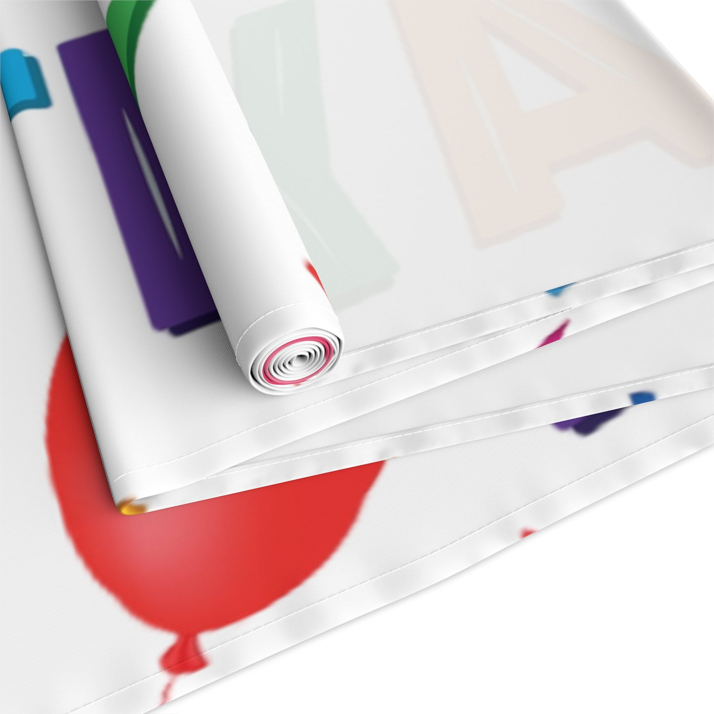 Table Runner Birthday Theme (Cotton, Poly)