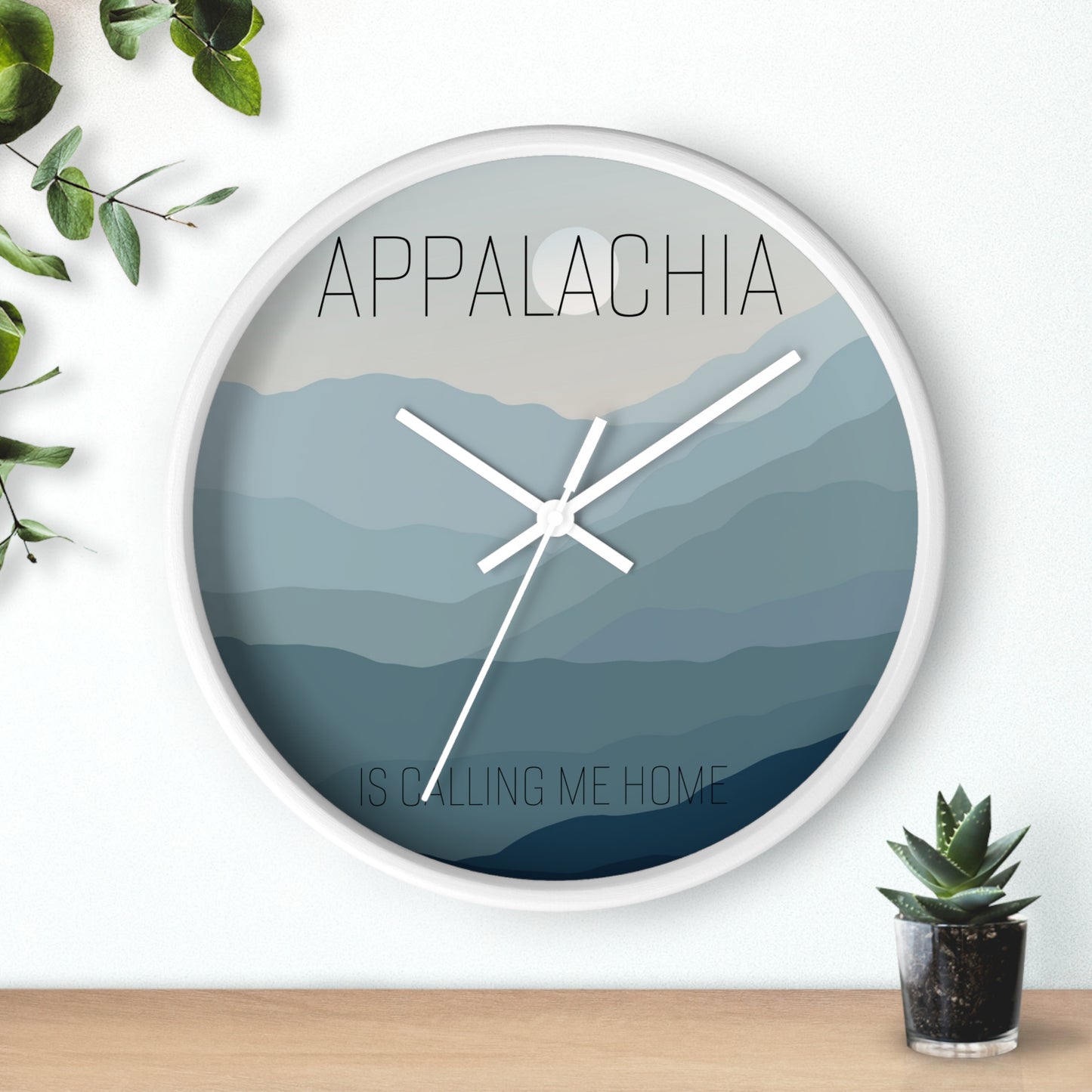 Wall Clock APPALACHIA INSPIRED
