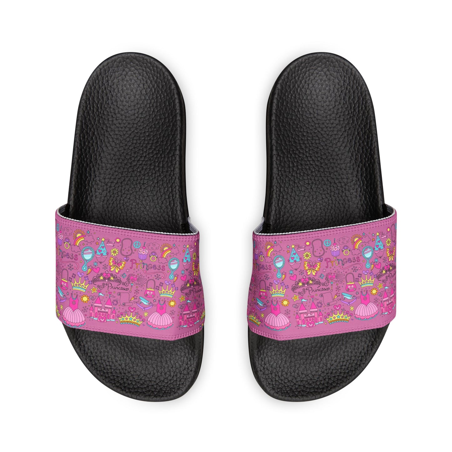 Princess slide on sandals