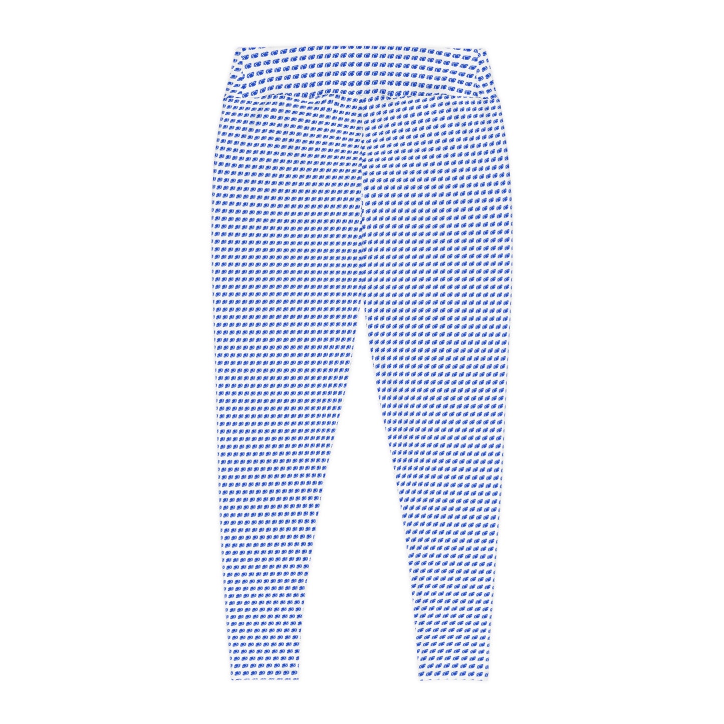 Plus Size Leggings, We thicker girls, like to be comfortable too. Blue and white with footballs