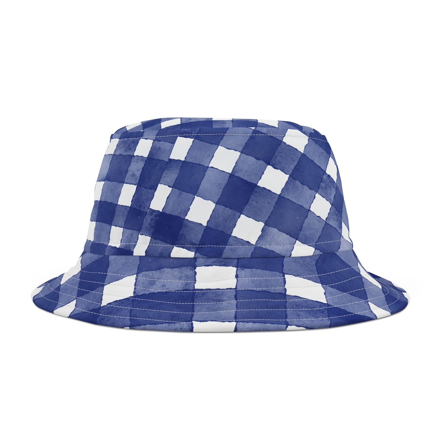 Bucket Hat Royal and White