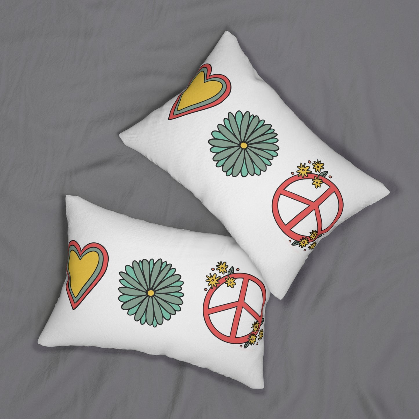 Spun Polyester Lumbar Pillow