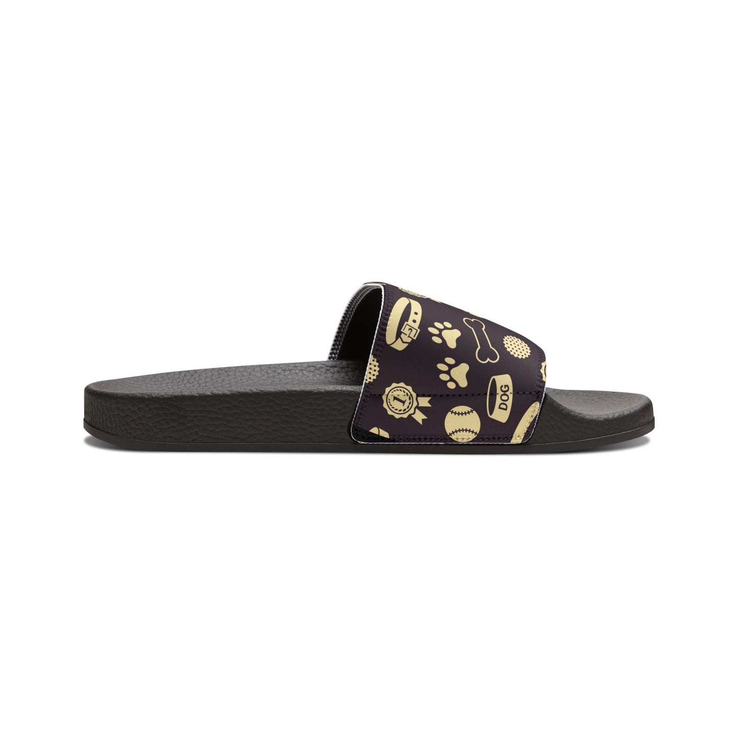 When you are taking OUT the dog, Slide these on.