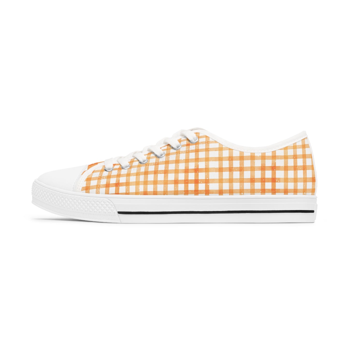 Walking on SUNSHINE Orange Tennis shoes. White sole or Black