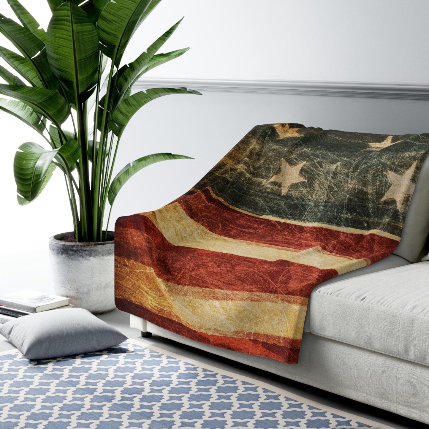 Sherpa Fleece Blanket. You may be lucky enough to have your grandpa with you.  If he is a veteran, this will help keep him warm in the coldest of days.