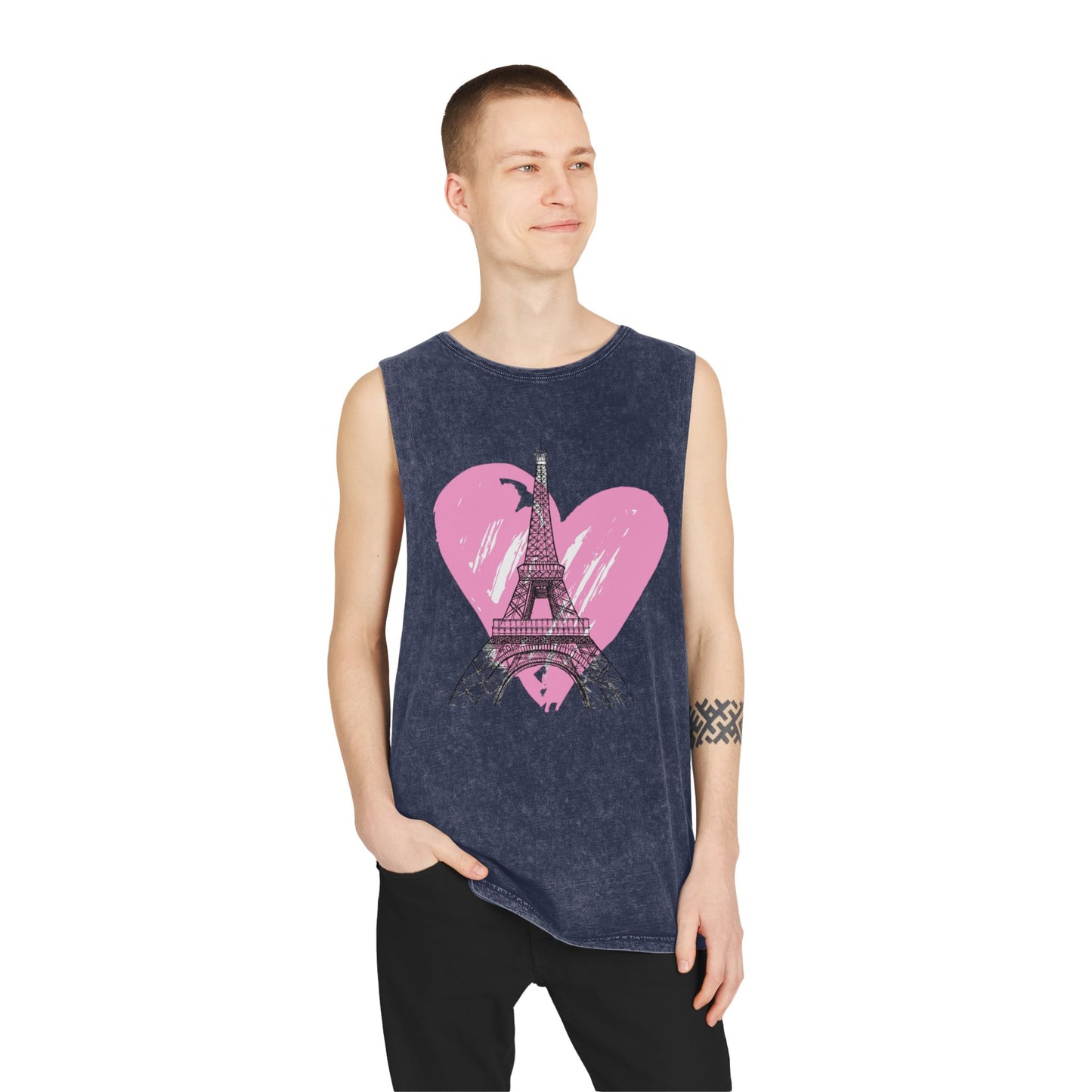 Unisex Stonewash Tank Top