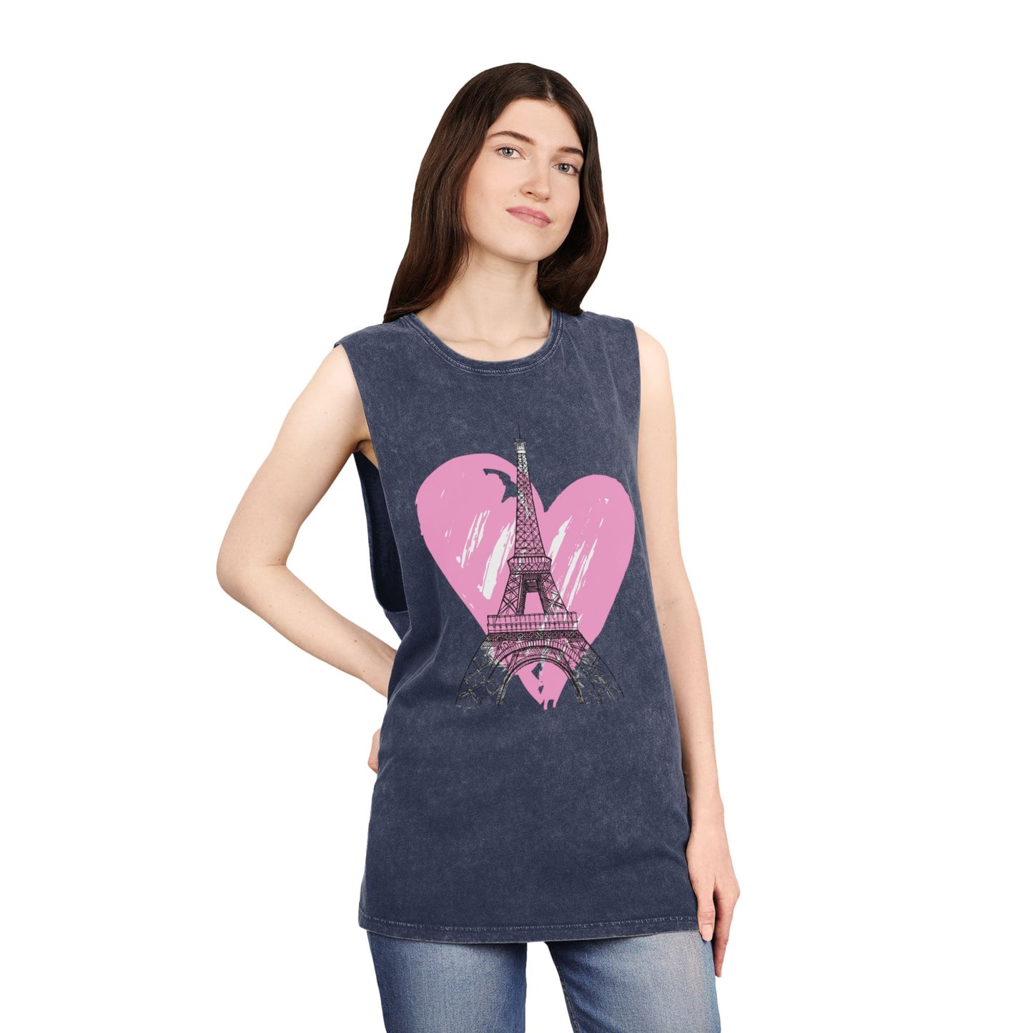 Unisex Stonewash Tank Top