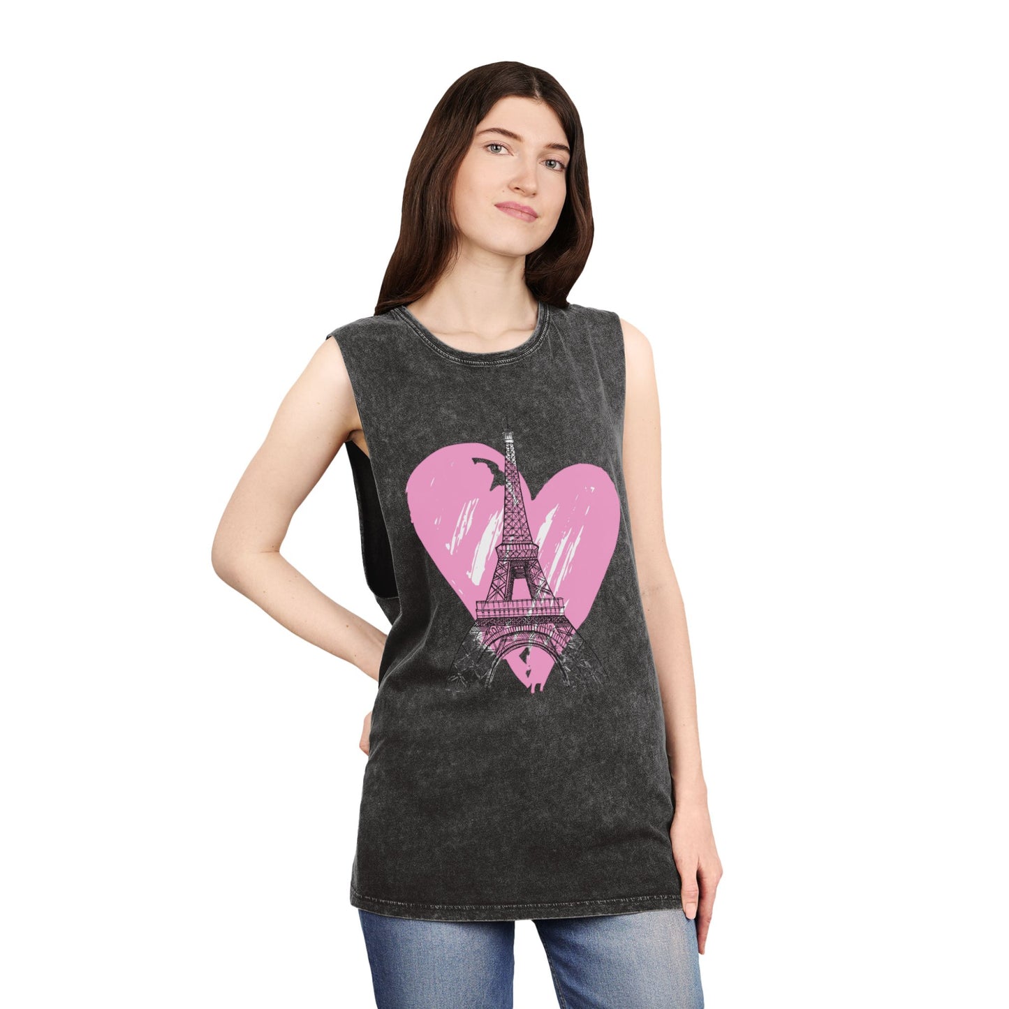 Unisex Stonewash Tank Top