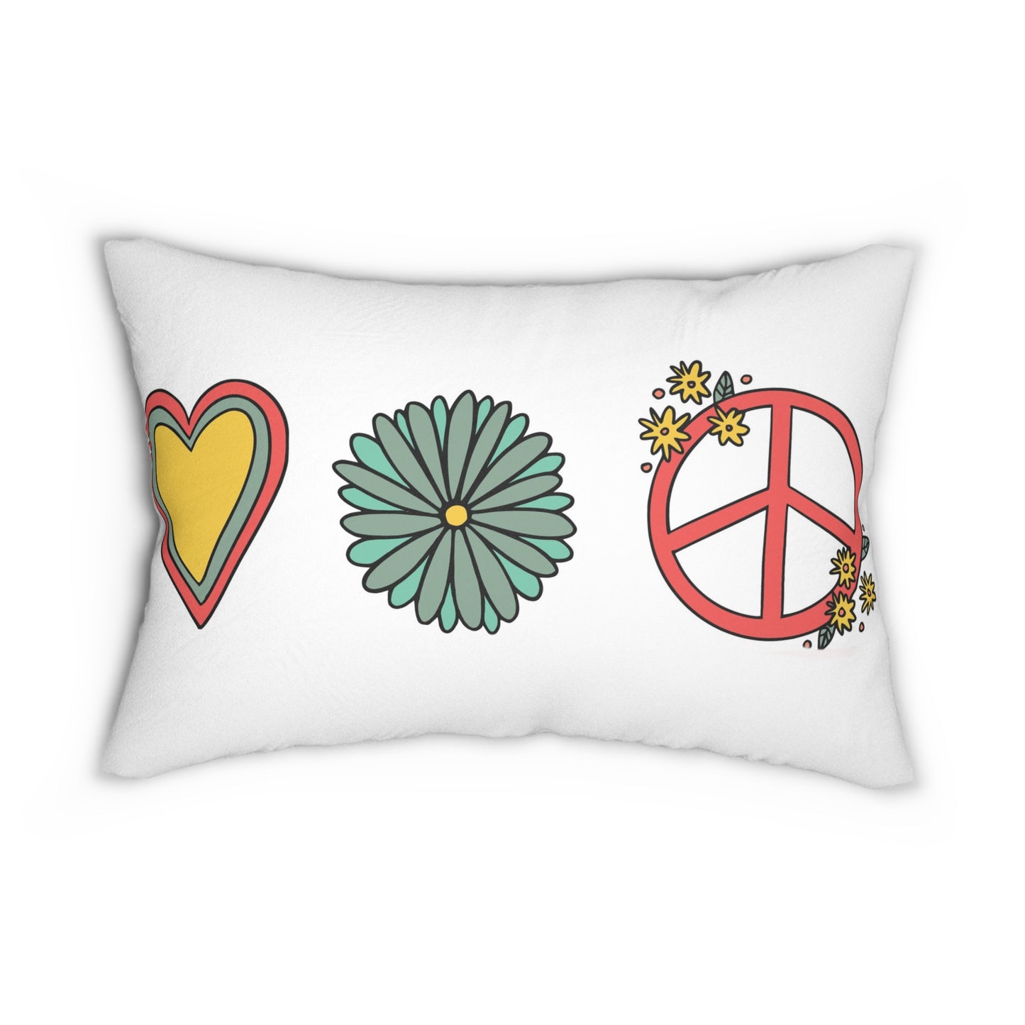 Spun Polyester Lumbar Pillow