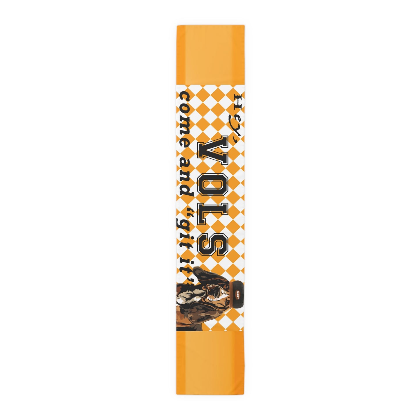 UT Table Runner  (Cotton, Poly)