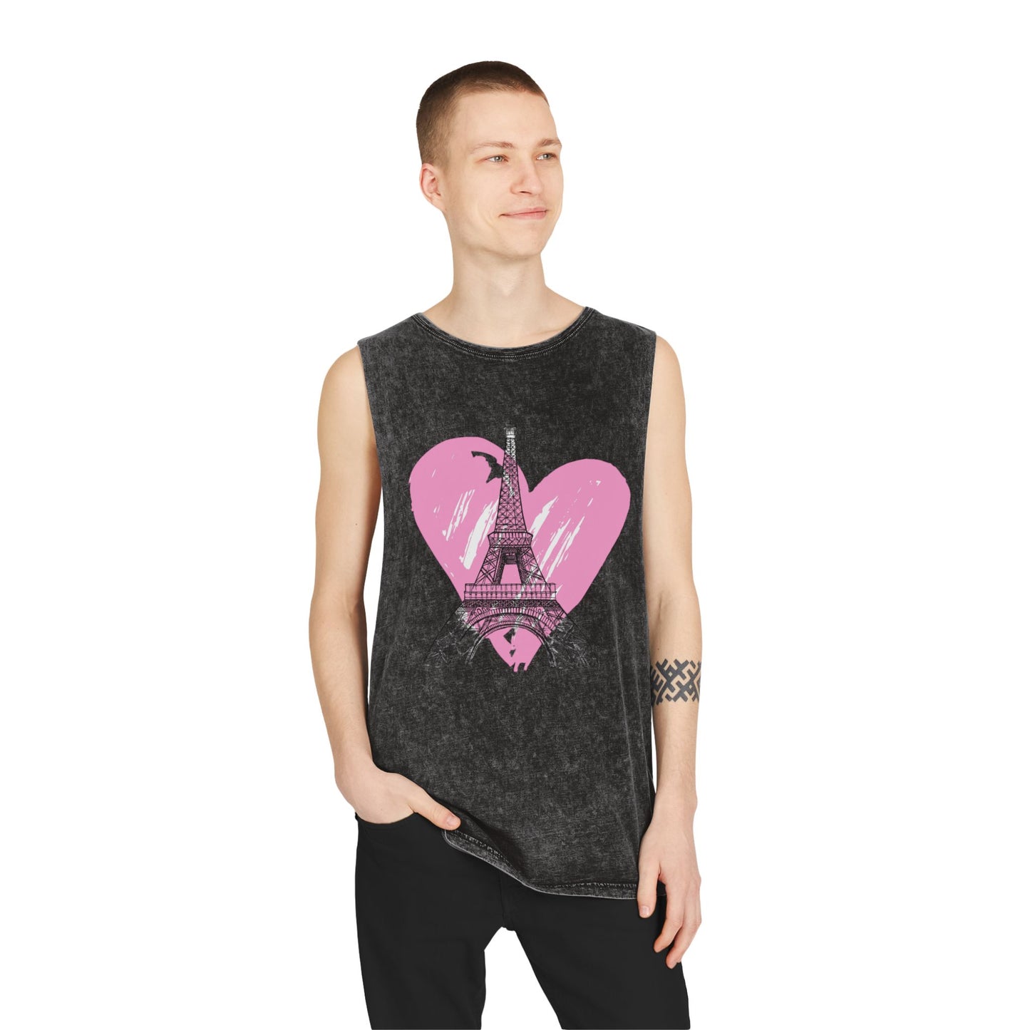 Unisex Stonewash Tank Top